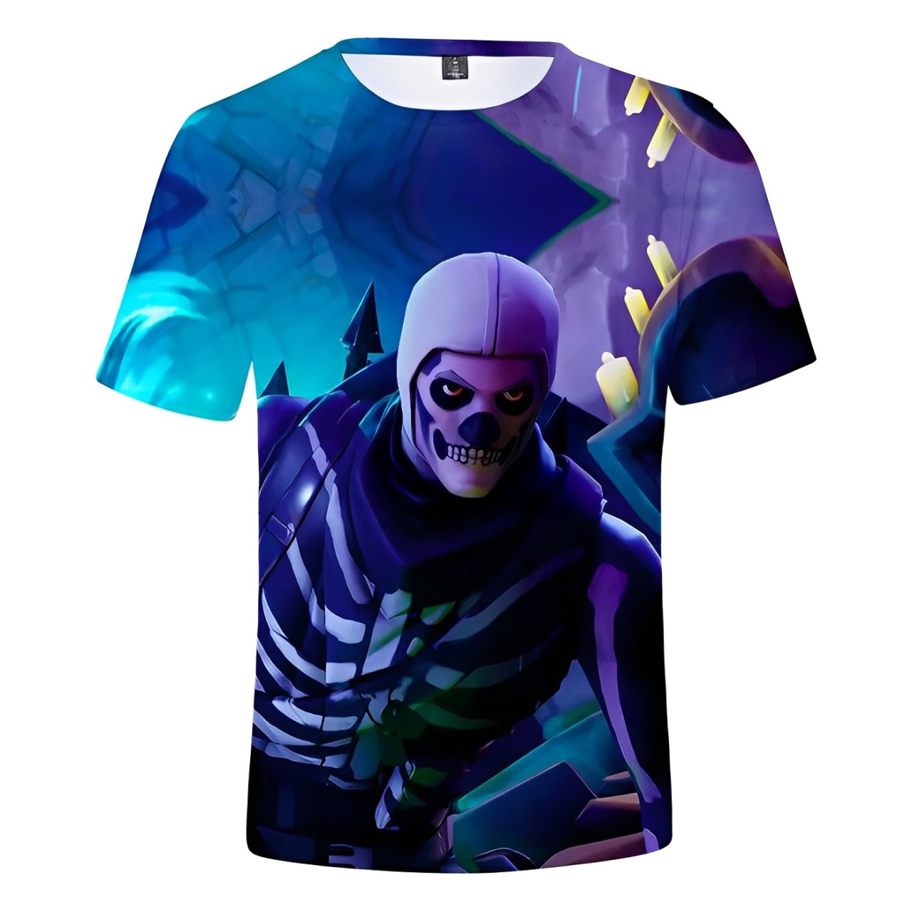 fortnite_skull_trooper_t-shirt Fortnite Skull Trooper T-Shirt - Image 1