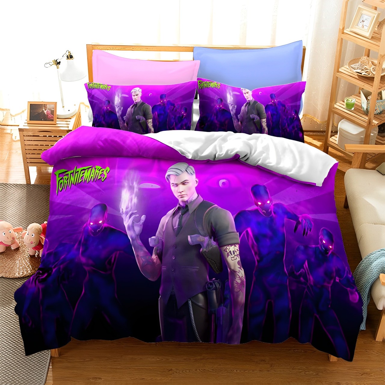 Fortnite_Fortnitemares_Midas_bedding Fortnite Fortnitemares Midas Bedding - Image 1
