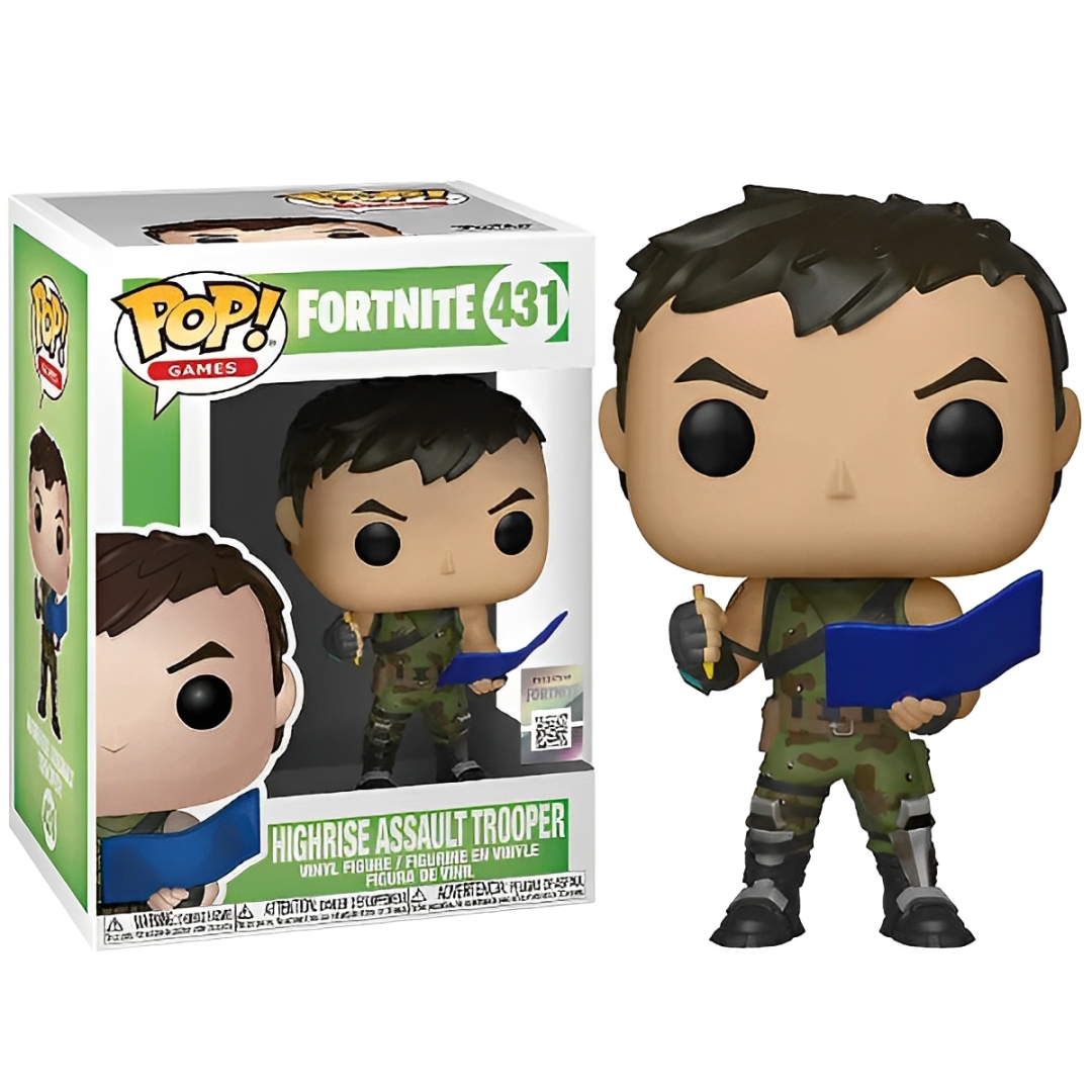 Fortnite_Highrise_Assault_Trooper_funko_pop.jpg Fortnite Highrise Assault Trooper Funko Pop - Image 1