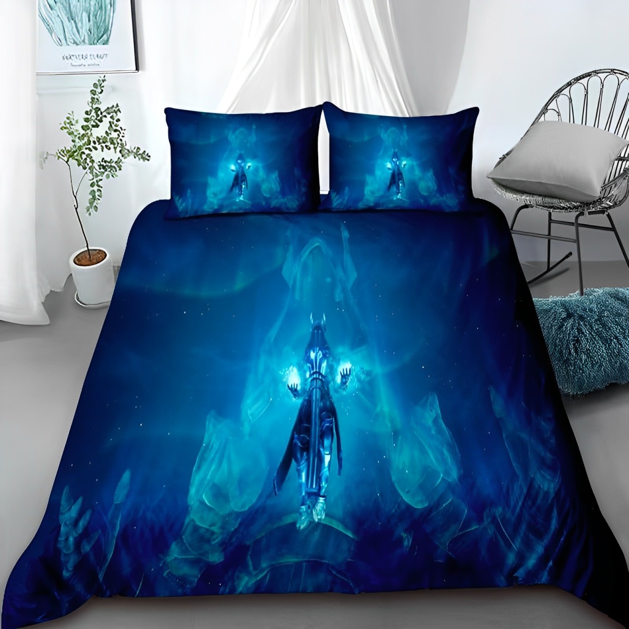 Fortnite_Ice_King_bedding Fortnite Ice King Bedding - Image 1
