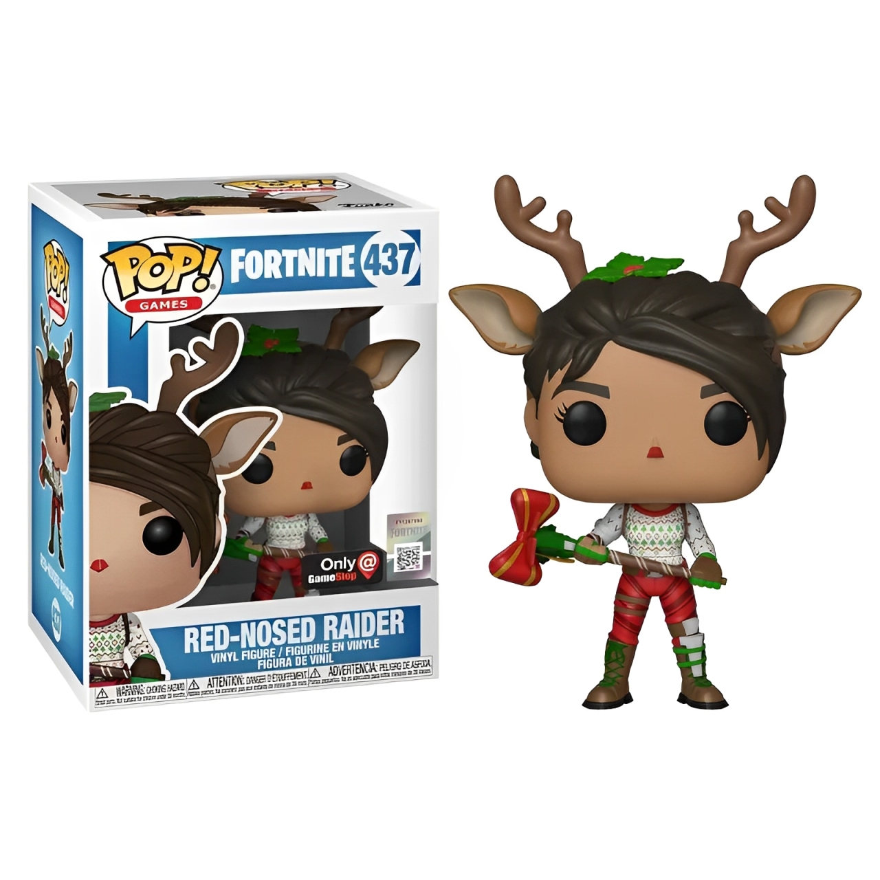 Fortnite_Red-Nosed_Raider_funko_pop.jpg Fortnite Red-Nosed Raider Funko Pop - Image 1