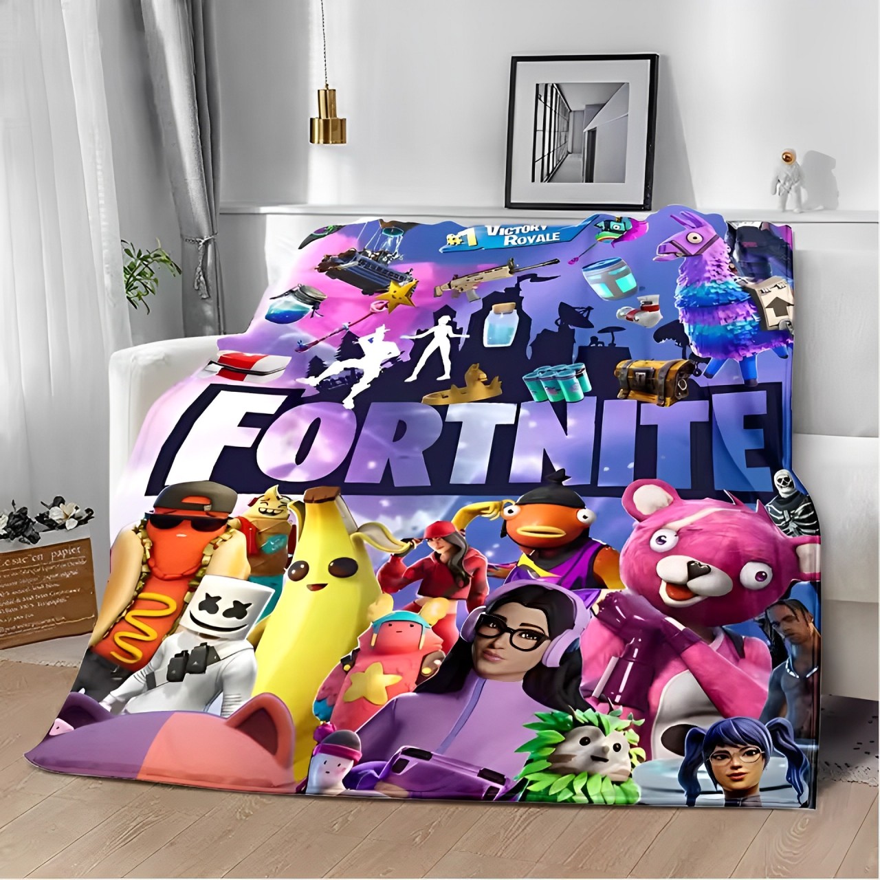 fortnite_victory_royale_blanket Fortnite Victory Royale Blanket - Image 1