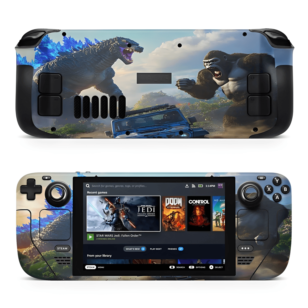 fortnite_godzilla_vs_king_kong_steam_deck_skin Fortnite Godzilla VS King Kong Steam Deck Skin - Image 1